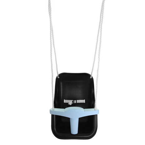 Horby Bruk baby schommelzit zwart/pale blue