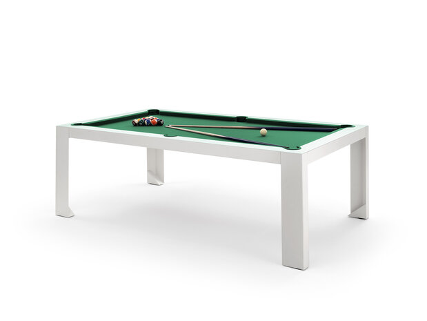 FAS Design Pooltafel & Dinningtafel Cubista 7Ft 1 delige leisteen