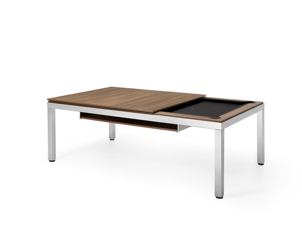 FAS Cube Pooltafel/Eettafel 7Ft 1 delige leisteen