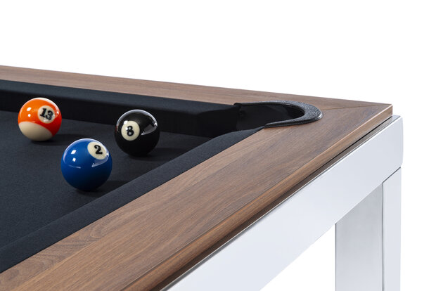 FAS Cube Pooltafel/Eettafel 7Ft 1 delige leisteen