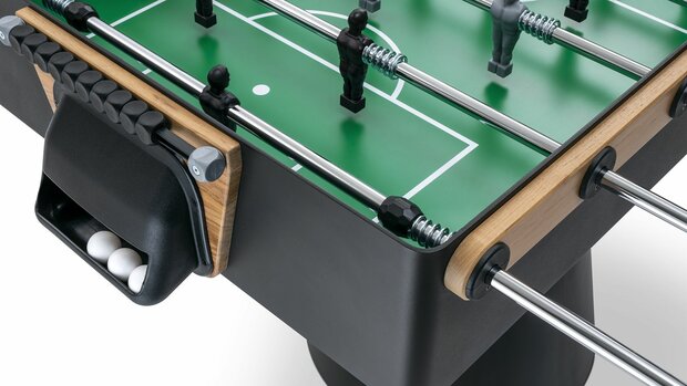 FAS Ciclope Voetbaltafel outdoor telescoop stangen zwart