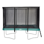 Etan Premium 310 x 232 cm rechthoekige trampoline met net / 1075 groen Etan Premium 310 x 232 cm rechthoekige trampoline met net / 1075 groen