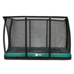 Etan Premium Gold Inground trampoline met net deluxe 281 x 201 cm / 0965 groen Etan Premium Gold Inground trampoline met net deluxe 281 x 201 cm / 0965 groen
