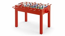 FAS Fido Design Voetbaltafel Telescoop stangen indoor rood FAS Fido Design Voetbaltafel Telescoop stangen indoor rood