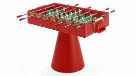 FAS Ciclope Voetbaltafel outdoor doorlopende stangen rood FAS Ciclope Voetbaltafel outdoor doorlopende stangen rood