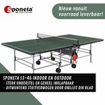 Tafeltennistafel robuust Indoor Sponeta S3-46i Tafeltennistafel robuust Indoor Sponeta S3-46i