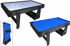 TopTable Twist 2 in 1 Max Wheels Airhockey/Pooltafel Inklapbaar indoor TopTable Twist 2 in 1 Max Wheels Airhockey/Pooltafel Inklapbaar indoor