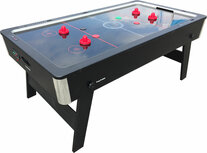 TopTable Foldy-Carbon Airhockeytafel Inklapbaar Zwart-Grijs 6,5ft met 2 extra pucks en pushers TopTable Foldy-Carbon Airhockeytafel Inklapbaar Zwart-Grijs 6,5ft met 2 extra pucks en pushers