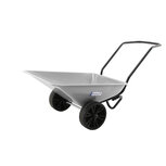 Hörby Bruk tuin kruiwagen dubbel wiel Zilvergrijs Hörby Bruk tuin kruiwagen dubbel wiel Zilvergrijs