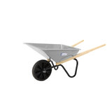 Horby Bruk Scandinavian kruiwagen 90L - Zilvergrijs Horby Bruk Scandinavian kruiwagen 90L - Zilvergrijs