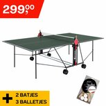Voordeelpakket Sponeta S1-42i Tafeltennistafel indoor groen Voordeelpakket Sponeta S1-42i Tafeltennistafel indoor groen