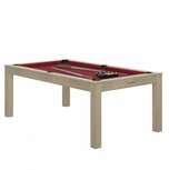 René Pierre Charme Oslo Pooltafel - Rood laken - 1-delig Leisteen René Pierre Charme Oslo Pooltafel - Rood laken - 1-delig Leisteen